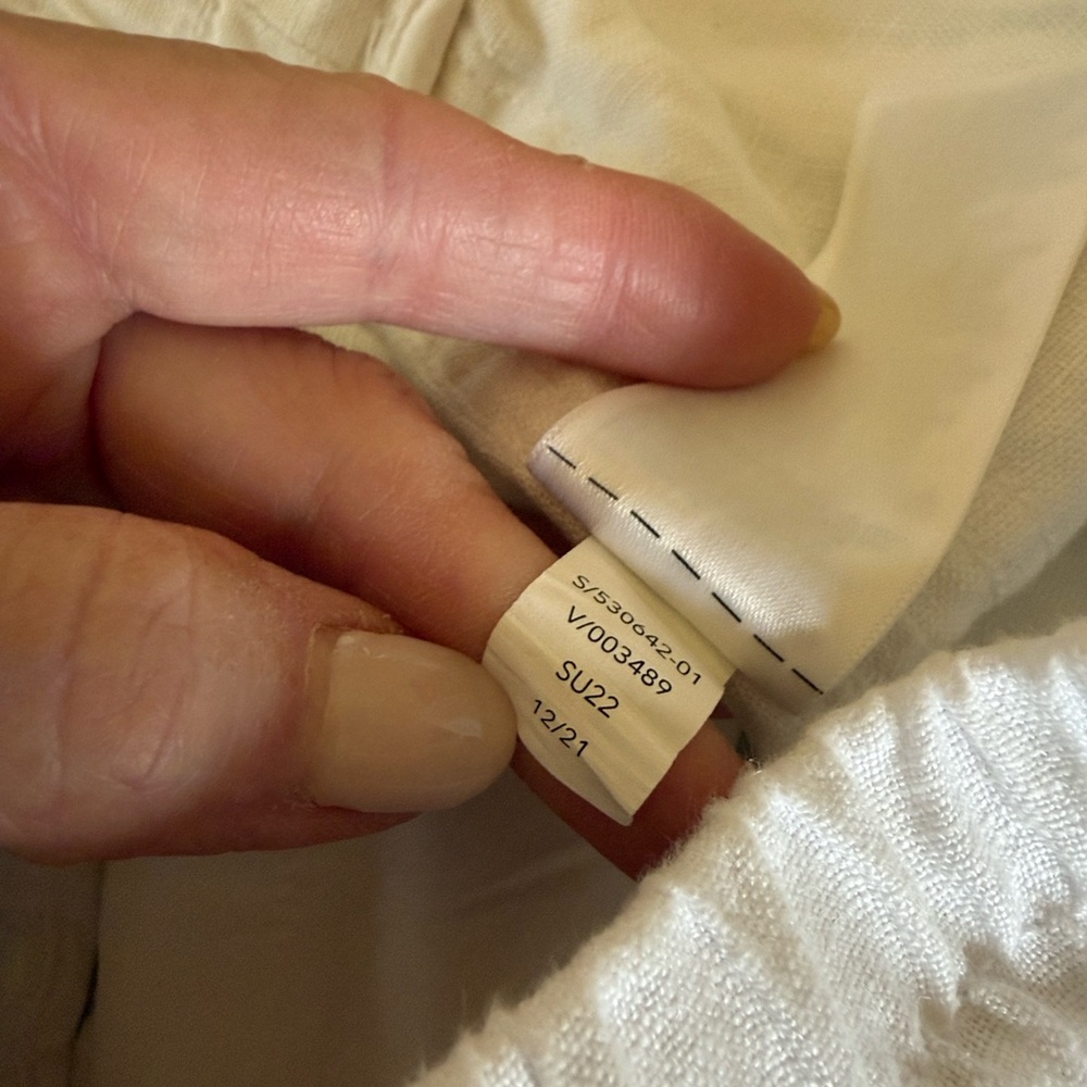 Athleta Cabo White Linen Pull-On Jogger 
Pants Size 4 - Picture 13 of 14